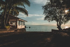 vacation home on a beach